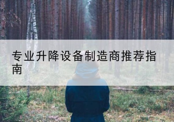 桐梓电动剪叉升降平台厂家-专业升降设备制造商推荐指南